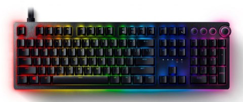 Razer Huntsman V2 Optical Gaming Keyboard RGB LED light, QWERTY US International, Wired, Black, Linear Red Switch, Numeric keypa Razer Huntsman V2 Optical Gaming Keyboard RGB LED light, QWERTY US International, Wired, Black, Linear Red Switch, Numeric keypa