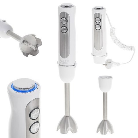 Adler AD 4625w Hand Blender, 1500 W, Number of speeds 5, Turbo mode, White Adler AD 4625w Hand Blender, 1500 W, Number of speeds 5, Turbo mode, White