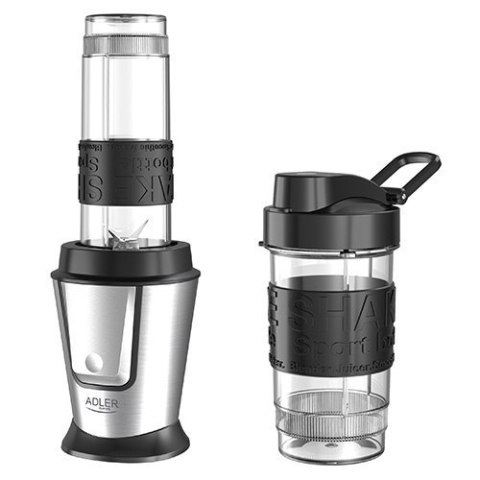 Adler Blender AD 4081 Tabletop, 800 W, Jar material BPA Free Plastic, Jar capacity 0.57 and 0.4 L, Ice crushing, Black/Stainless Adler Blender AD 4081 Tabletop, 800 W, Jar material BPA Free Plastic, Jar capacity 0.57 and 0.4 L, Ice crushing, Black/Stainless