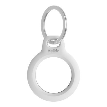 Belkin Secure Holder with Key Ring for AirTag white Belkin Secure Holder with Key Ring for AirTag white