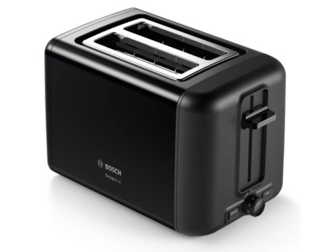Bosch DesignLine Toaster TAT3P423 Power 970 W, Number of slots 2, Housing material Stainless steel, Black Bosch DesignLine Toaster TAT3P423 Power 970 W, Number of slots 2, Housing material Stainless steel, Black