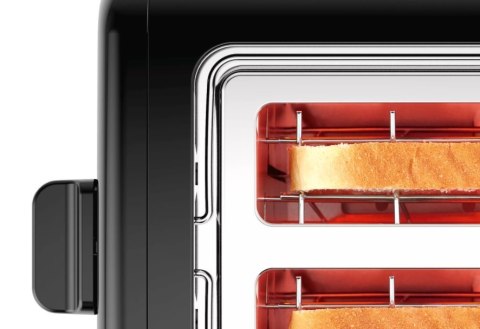 Bosch DesignLine Toaster TAT3P423 Power 970 W, Number of slots 2, Housing material Stainless steel, Black Bosch DesignLine Toaster TAT3P423 Power 970 W, Number of slots 2, Housing material Stainless steel, Black