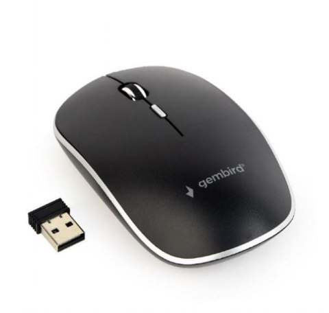 Gembird Silent Wireless Optical Mouse MUSW-4BS-01 USB, Black Gembird Silent Wireless Optical Mouse MUSW-4BS-01 USB, Black