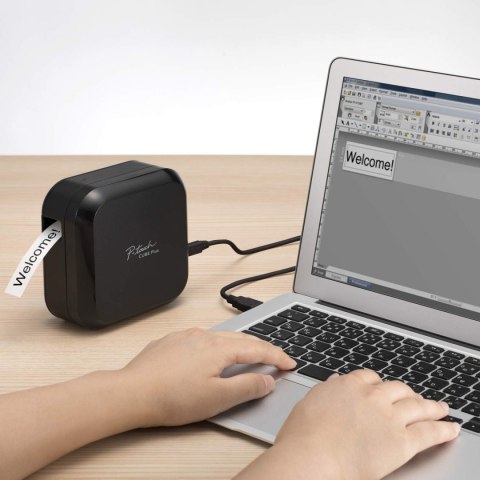 Brother Label Printer P-touch CUBE Plus PT-P710BT Mono, Thermal, Label Printer, Wi-Fi, Black Brother Label Printer P-touch CUBE Plus PT-P710BT Mono, Thermal, Label Printer, Wi-Fi, Black
