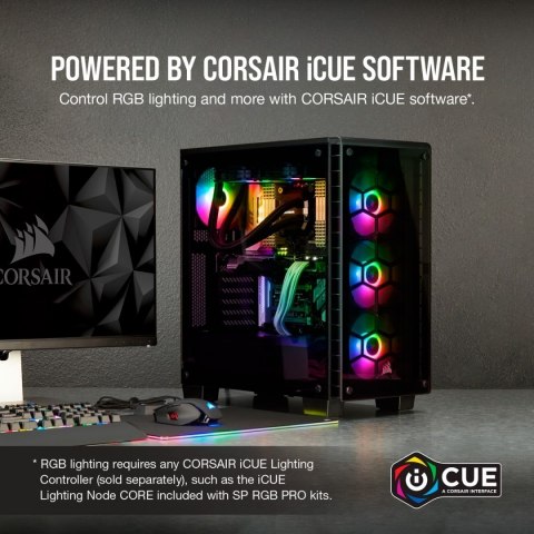 Corsair Dual Pack with Lighting Node Core iCUE SP140 RGB PRO Corsair Dual Pack with Lighting Node Core iCUE SP140 RGB PRO