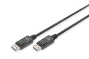 Digitus DisplayPort Connection Cable AK-340100-010-S Black, DP to DP, 1 m Digitus DisplayPort Connection Cable AK-340100-010-S Black, DP to DP, 1 m