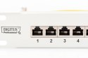 Digitus Patch Panel DN-91624S White, 48.2 x 4.4 x 10.9 cm, Category: CAT 6; Ports: 24 x RJ45; Retention strength: 7.7 kg; Insert Digitus Patch Panel DN-91624S White, 48.2 x 4.4 x 10.9 cm, Category: CAT 6; Ports: 24 x RJ45; Retention strength: 7.7 kg; Insert