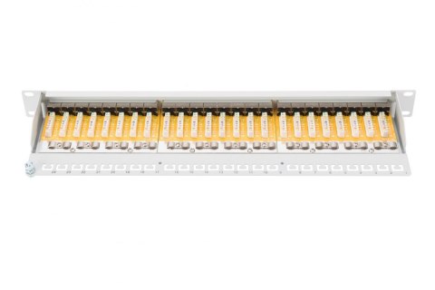 Digitus Patch Panel DN-91624S White, 48.2 x 4.4 x 10.9 cm, Category: CAT 6; Ports: 24 x RJ45; Retention strength: 7.7 kg; Insert Digitus Patch Panel DN-91624S White, 48.2 x 4.4 x 10.9 cm, Category: CAT 6; Ports: 24 x RJ45; Retention strength: 7.7 kg; Insert