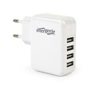 EnerGenie Universal USB charger EG-U4AC-02 White EnerGenie Universal USB charger EG-U4AC-02 White