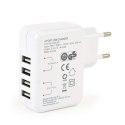 EnerGenie Universal USB charger EG-U4AC-02 White EnerGenie Universal USB charger EG-U4AC-02 White