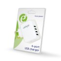 EnerGenie Universal USB charger EG-U4AC-02 White EnerGenie Universal USB charger EG-U4AC-02 White