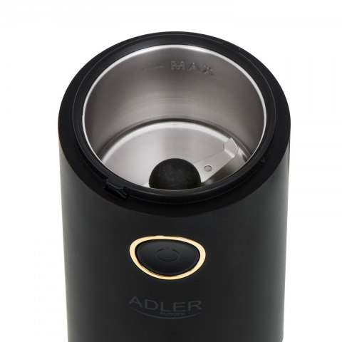 Adler Coffee Mill AD 4446bg 150 W, Coffee beans capacity 75 g, Black Adler Coffee Mill AD 4446bg 150 W, Coffee beans capacity 75 g, Black