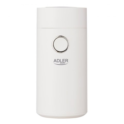 Adler Coffee Mill AD 4446ws 150 W, Coffee beans capacity 75 g, White Adler Coffee Mill AD 4446ws 150 W, Coffee beans capacity 75 g, White