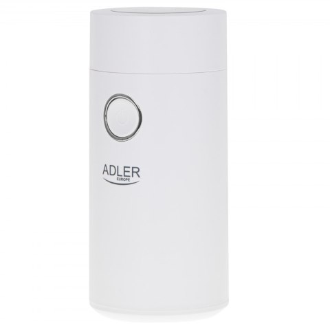 Adler Coffee Mill AD 4446ws 150 W, Coffee beans capacity 75 g, White Adler Coffee Mill AD 4446ws 150 W, Coffee beans capacity 75 g, White