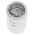 Adler Coffee Mill AD 4446ws 150 W, Coffee beans capacity 75 g, White Adler Coffee Mill AD 4446ws 150 W, Coffee beans capacity 75 g, White