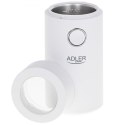 Adler Coffee Mill AD 4446ws 150 W, Coffee beans capacity 75 g, White Adler Coffee Mill AD 4446ws 150 W, Coffee beans capacity 75 g, White