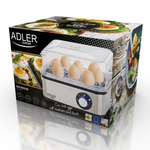 Adler Egg boiler AD 4486 Stainless steel, 800 W Adler Egg boiler AD 4486 Stainless steel, 800 W