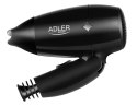 Adler Hair Dryer AD 2251 1400 W, Number of temperature settings 2, Black Adler Hair Dryer AD 2251 1400 W, Number of temperature settings 2, Black