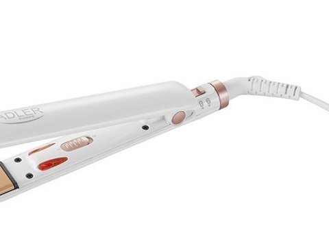 Adler Hair Straitghtener AD 2317 Ceramic heating system, Temperature (max) 200 °C, 35 W, White Adler Hair Straitghtener AD 2317 Ceramic heating system, Temperature (max) 200 °C, 35 W, White