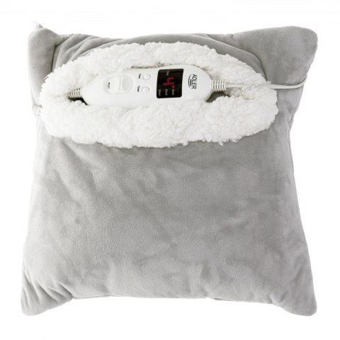 Adler Heating Blanket AD 7412 Number of heating levels 8, Number of persons 1, Washable, Soft fleece, 80 W, Grey Adler Heating Blanket AD 7412 Number of heating levels 8, Number of persons 1, Washable, Soft fleece, 80 W, Grey