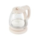 Adler Kettle AD 1283C Electric, 900 W, 1 L, Glass/Stainless steel, 360° rotational base, Cream Adler Kettle AD 1283C Electric, 900 W, 1 L, Glass/Stainless steel, 360° rotational base, Cream