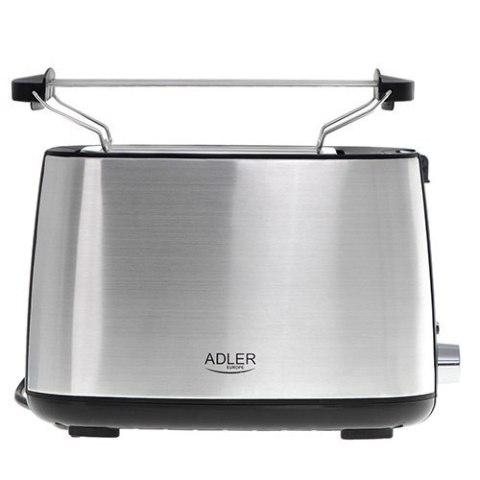 Adler Toaster AD 3214 Power 750 W, Number of slots 2, Housing material Stainless steel, Stainless steel/Black Adler Toaster AD 3214 Power 750 W, Number of slots 2, Housing material Stainless steel, Stainless steel/Black