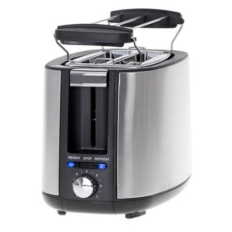 Adler Toaster AD 3214 Power 750 W, Number of slots 2, Housing material Stainless steel, Stainless steel/Black Adler Toaster AD 3214 Power 750 W, Number of slots 2, Housing material Stainless steel, Stainless steel/Black