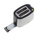 Adler Toaster AD 3214 Power 750 W, Number of slots 2, Housing material Stainless steel, Stainless steel/Black Adler Toaster AD 3214 Power 750 W, Number of slots 2, Housing material Stainless steel, Stainless steel/Black