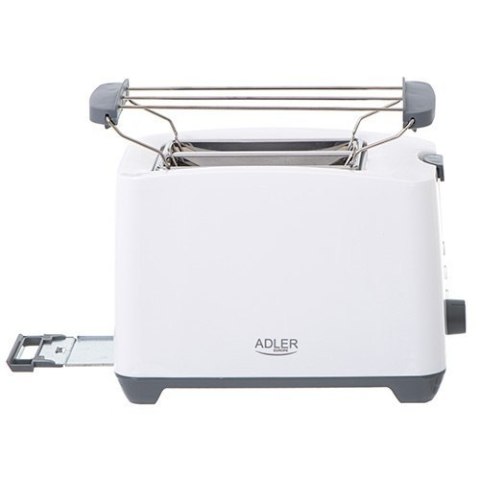 Adler Toaster AD 3216 Power 750 W, Number of slots 2, Housing material Plastic, White Adler Toaster AD 3216 Power 750 W, Number of slots 2, Housing material Plastic, White