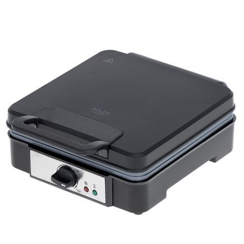 Adler Waffle Maker AD 3049 1200 W, Number of pastry 4, Belgium, Black Adler Waffle Maker AD 3049 1200 W, Number of pastry 4, Belgium, Black