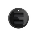 Belkin Dual USB-A Car Charger 24W + USB-A to Lightning Cable BOOST CHARGE Black Belkin Dual USB-A Car Charger 24W + USB-A to Lightning Cable BOOST CHARGE Black