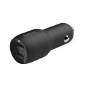 Belkin Dual USB-A Car Charger 24W + USB-A to Lightning Cable BOOST CHARGE Black Belkin Dual USB-A Car Charger 24W + USB-A to Lightning Cable BOOST CHARGE Black