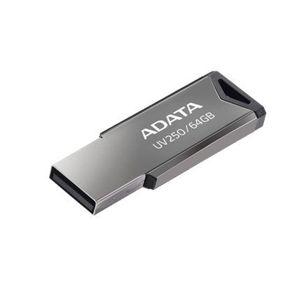 ADATA USB Flash Drive UV250 64 GB, USB 2.0, Silver ADATA USB Flash Drive UV250 64 GB, USB 2.0, Silver