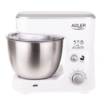 Adler AD 4216 Food Processor, 1000 W, Bowl capacity 4 L, Number of speeds 6, White Adler AD 4216 Food Processor, 1000 W, Bowl capacity 4 L, Number of speeds 6, White