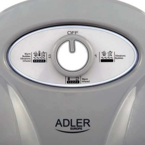 Adler Foot massager AD 2167 80 W, White/Grey Adler Foot massager AD 2167 80 W, White/Grey