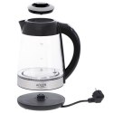 Adler Kettle AD 1285 Electric, 2200 W, 1.7 L, Glass/Stainless steel, 360° rotational base, Grey Adler Kettle AD 1285 Electric, 2200 W, 1.7 L, Glass/Stainless steel, 360° rotational base, Grey