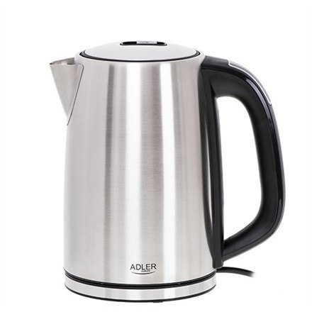 Adler Kettle AD 1340 Electric, 2200 W, 1.7 L, Stainless steel, 360° rotational base, Inox Adler Kettle AD 1340 Electric, 2200 W, 1.7 L, Stainless steel, 360° rotational base, Inox