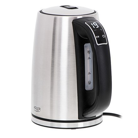 Adler Kettle AD 1340 Electric, 2200 W, 1.7 L, Stainless steel, 360° rotational base, Inox Adler Kettle AD 1340 Electric, 2200 W, 1.7 L, Stainless steel, 360° rotational base, Inox