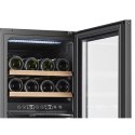 Adler Wine Cooler AD 8080 Energy efficiency class G, Free standing, Bottles capacity 24, Cooling type Compressor, Black Adler Wine Cooler AD 8080 Energy efficiency class G, Free standing, Bottles capacity 24, Cooling type Compressor, Black