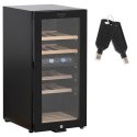 Adler Wine Cooler AD 8080 Energy efficiency class G, Free standing, Bottles capacity 24, Cooling type Compressor, Black Adler Wine Cooler AD 8080 Energy efficiency class G, Free standing, Bottles capacity 24, Cooling type Compressor, Black