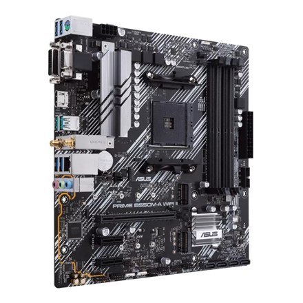 Asus PRIME B550M-A WIFI II Processor family AMD, Processor socket AM4, DDR4 DIMM, Memory slots 4, Supported hard disk drive inte Asus PRIME B550M-A WIFI II Processor family AMD, Processor socket AM4, DDR4 DIMM, Memory slots 4, Supported hard disk drive inte