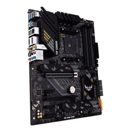 Asus TUF GAMING B550-PLUS WIFI II Processor family AMD, Processor socket AM4, DDR4 DIMM, Memory slots 4, Supported hard disk dri Asus TUF GAMING B550-PLUS WIFI II Processor family AMD, Processor socket AM4, DDR4 DIMM, Memory slots 4, Supported hard disk dri