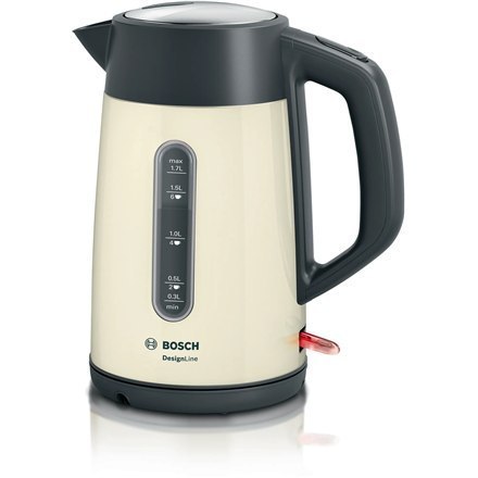 Bosch Kettle TWK4P437 Electric, 2400 W, 1.7 L, Stainless steel, Beige Bosch Kettle TWK4P437 Electric, 2400 W, 1.7 L, Stainless steel, Beige