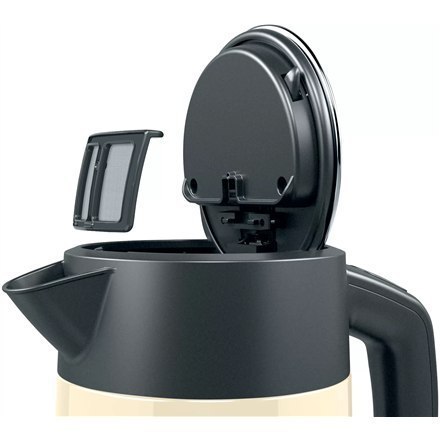 Bosch Kettle TWK4P437 Electric, 2400 W, 1.7 L, Stainless steel, Beige Bosch Kettle TWK4P437 Electric, 2400 W, 1.7 L, Stainless steel, Beige