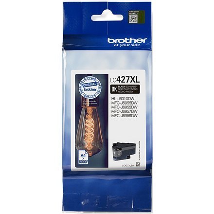 Brother LC427XLBK Ink Cartridge, Black Brother LC427XLBK Ink Cartridge, Black