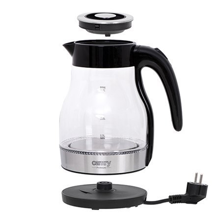 Camry Kettle CR 1300 Electric, 2200 W, 1.7 L, Stainless steel, 360° rotational base, Black Camry Kettle CR 1300 Electric, 2200 W, 1.7 L, Stainless steel, 360° rotational base, Black