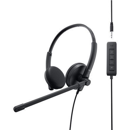 Dell Stereo Headset WH1022 3.5 mm, USB Type-A Dell Stereo Headset WH1022 3.5 mm, USB Type-A
