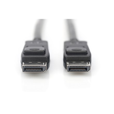 Digitus DisplayPort Connection Cable AK-340106-010-S Black, DisplayPort to DisplayPort, 1 m Digitus DisplayPort Connection Cable AK-340106-010-S Black, DisplayPort to DisplayPort, 1 m