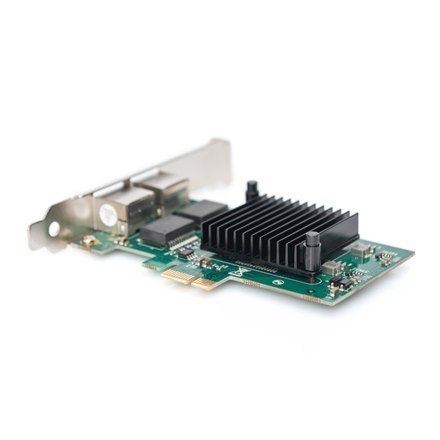Digitus Gigabit Ethernet PCI Express Card, 2-port 32-bit, low profile bracket, Intel chipset DN-10132 Digitus Gigabit Ethernet PCI Express Card, 2-port 32-bit, low profile bracket, Intel chipset DN-10132