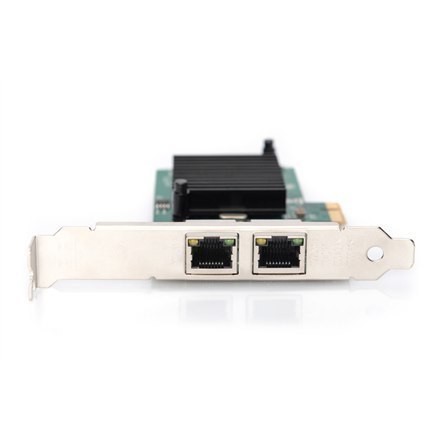 Digitus Gigabit Ethernet PCI Express Card, 2-port 32-bit, low profile bracket, Intel chipset DN-10132 Digitus Gigabit Ethernet PCI Express Card, 2-port 32-bit, low profile bracket, Intel chipset DN-10132